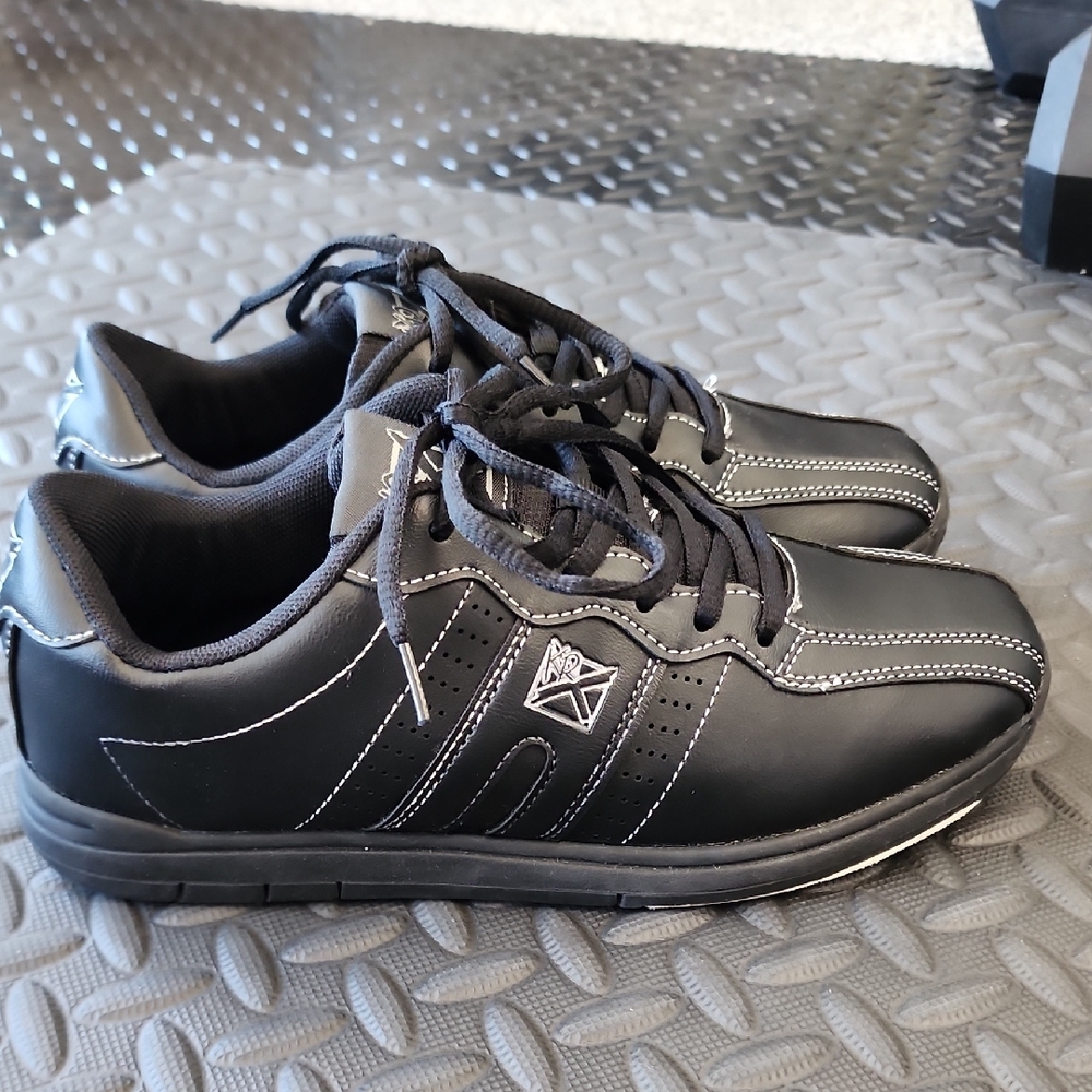 Black Lace-Up Sneakers